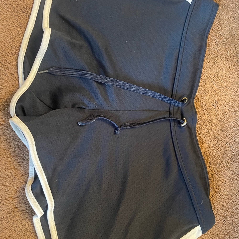 Stylish Navy Shorts with White Accents
